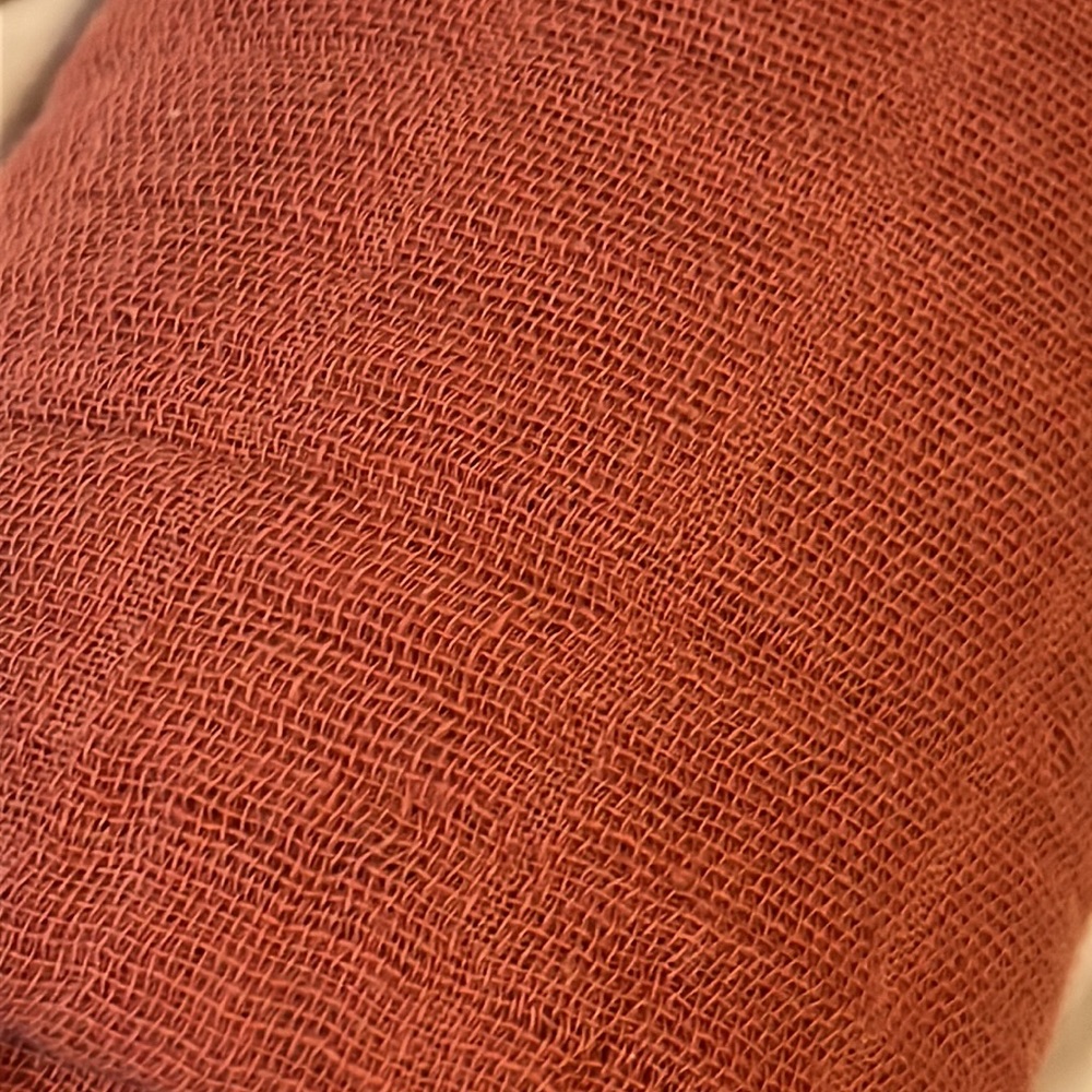 Little Unicorn Rust Cotton Muslin Swaddle - Picture 5 of 5